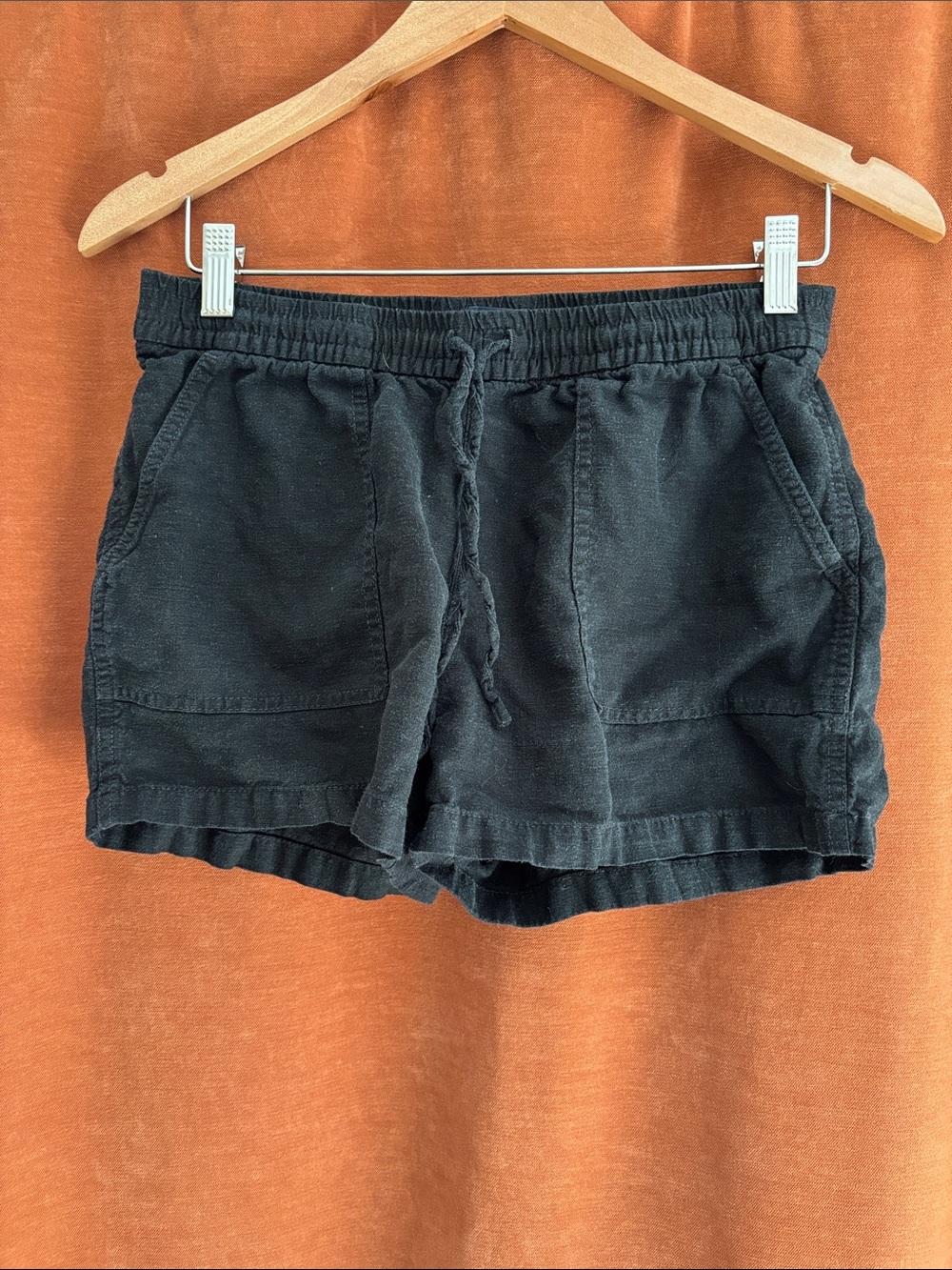 J. Crew Black Drawstring Athletic Shorts